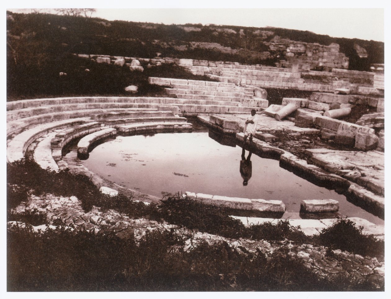 Theatre, Taormina, Sicily, Italy by Wilhelm von Gloeden