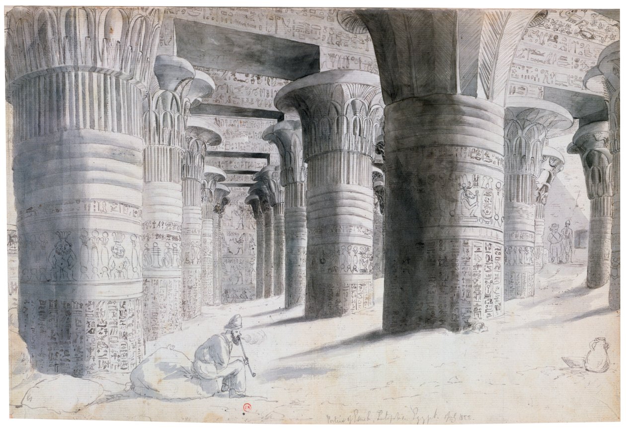 Portico of Esuch, Egypt, 1822 by Wilkinson