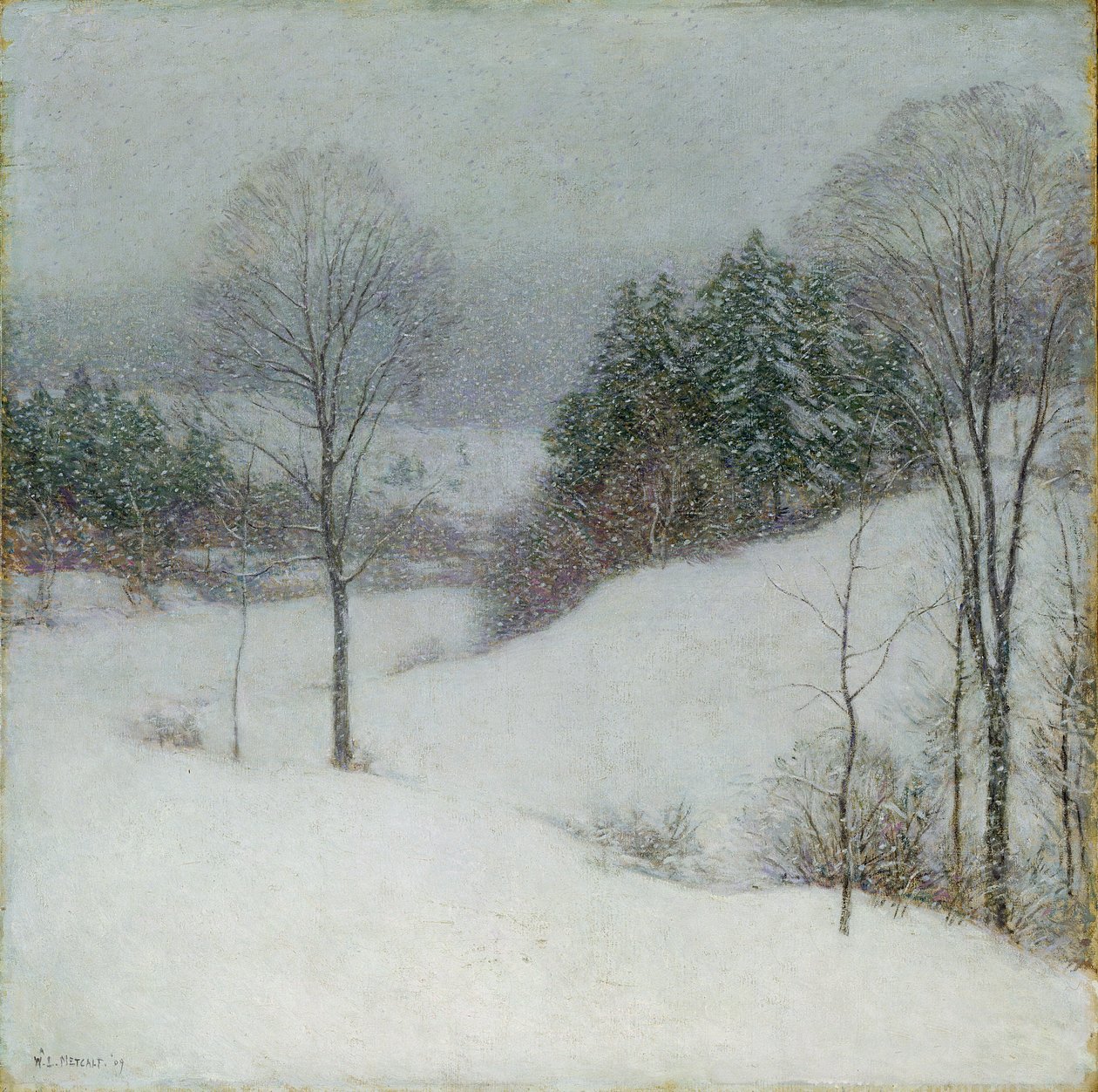 The White Veil by Willard Leroy Metcalf