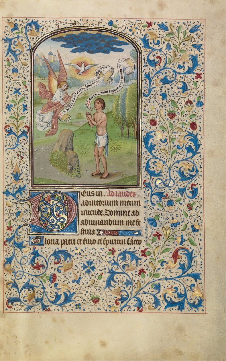 A Man Praying to the Holy Spirit by Willem Vrelant