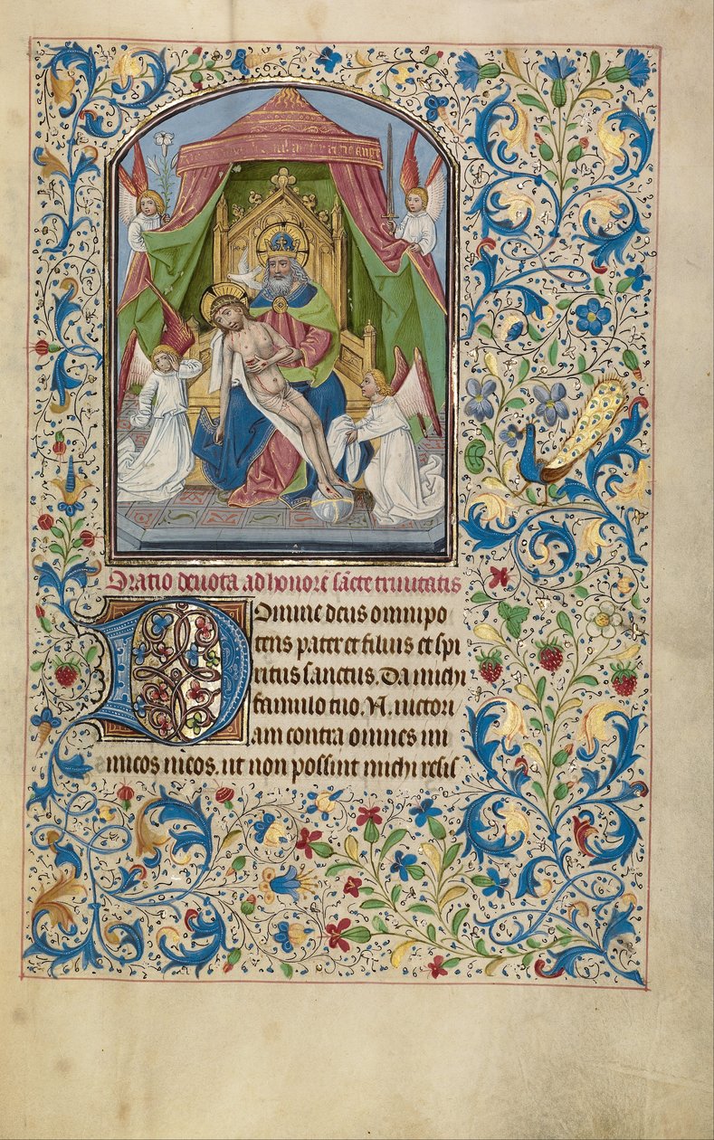 The Throne of Grace Trinity by Willem Vrelant