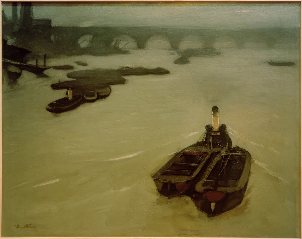 The Thames in London by Willem Arnoldus Witsen