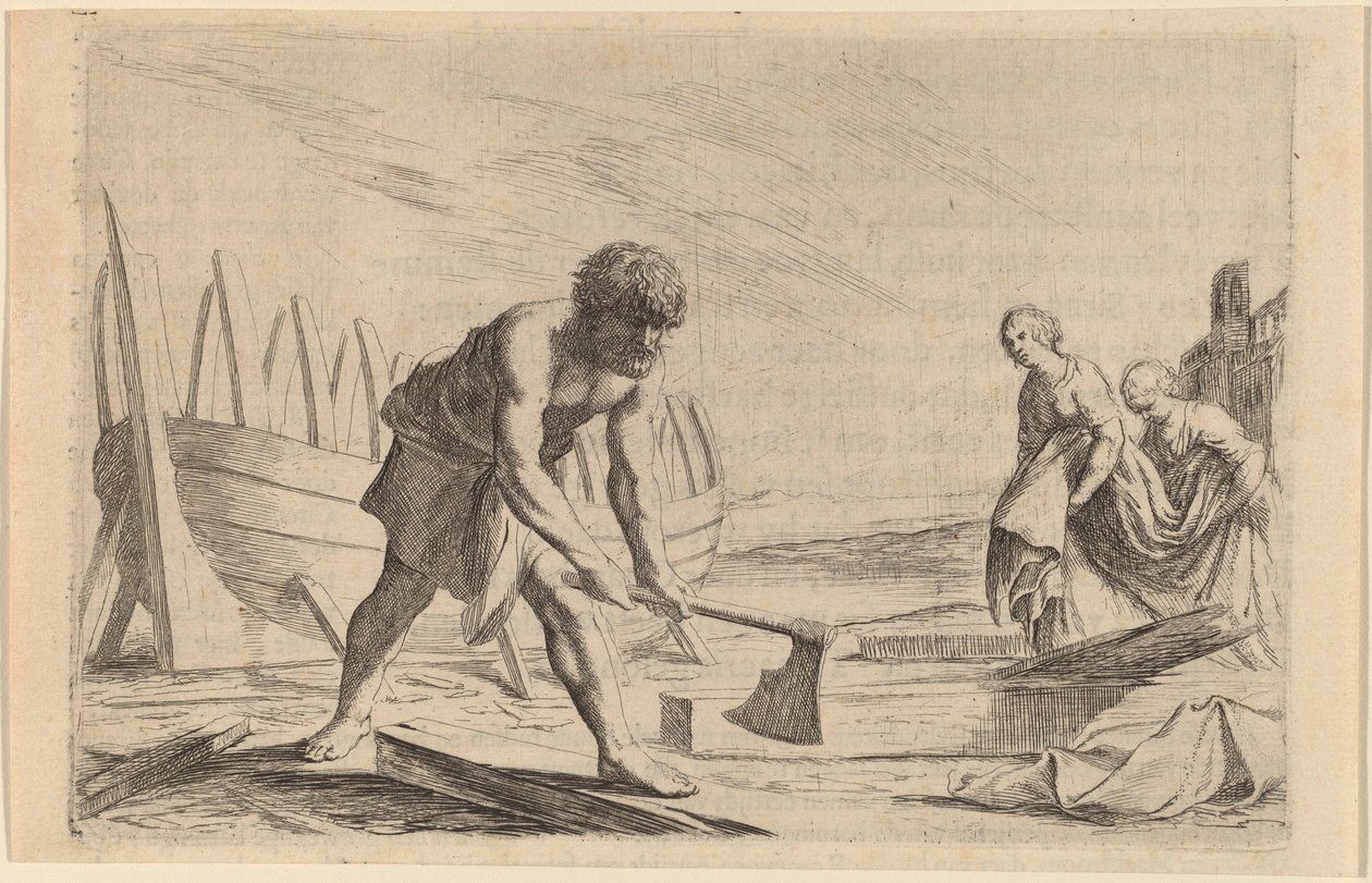 Ulysses on the Island of the Goddess Calypso by Willem Basse