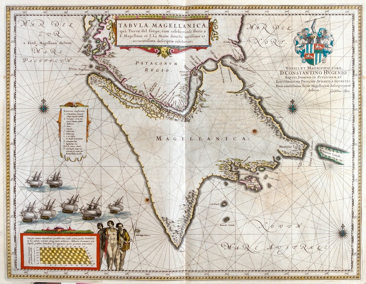 Argentina, Chile, Strait of Magellan, Land of Fire, in 