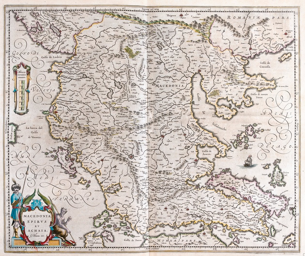 Greece, Macedonia, Albania, in 