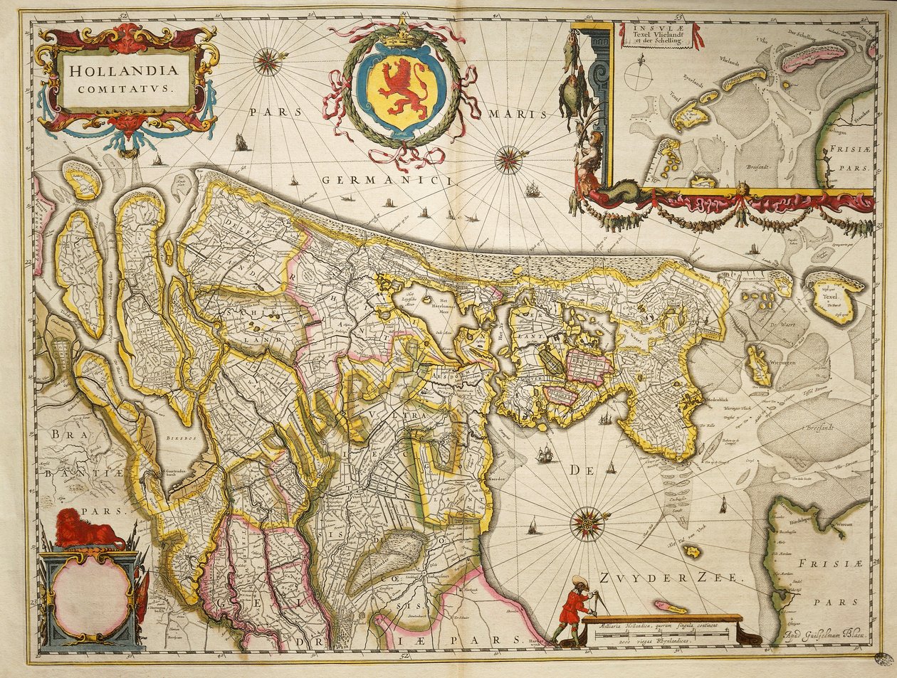 Holland from Theatrum Orbis Terrarum by Willem Blaeu