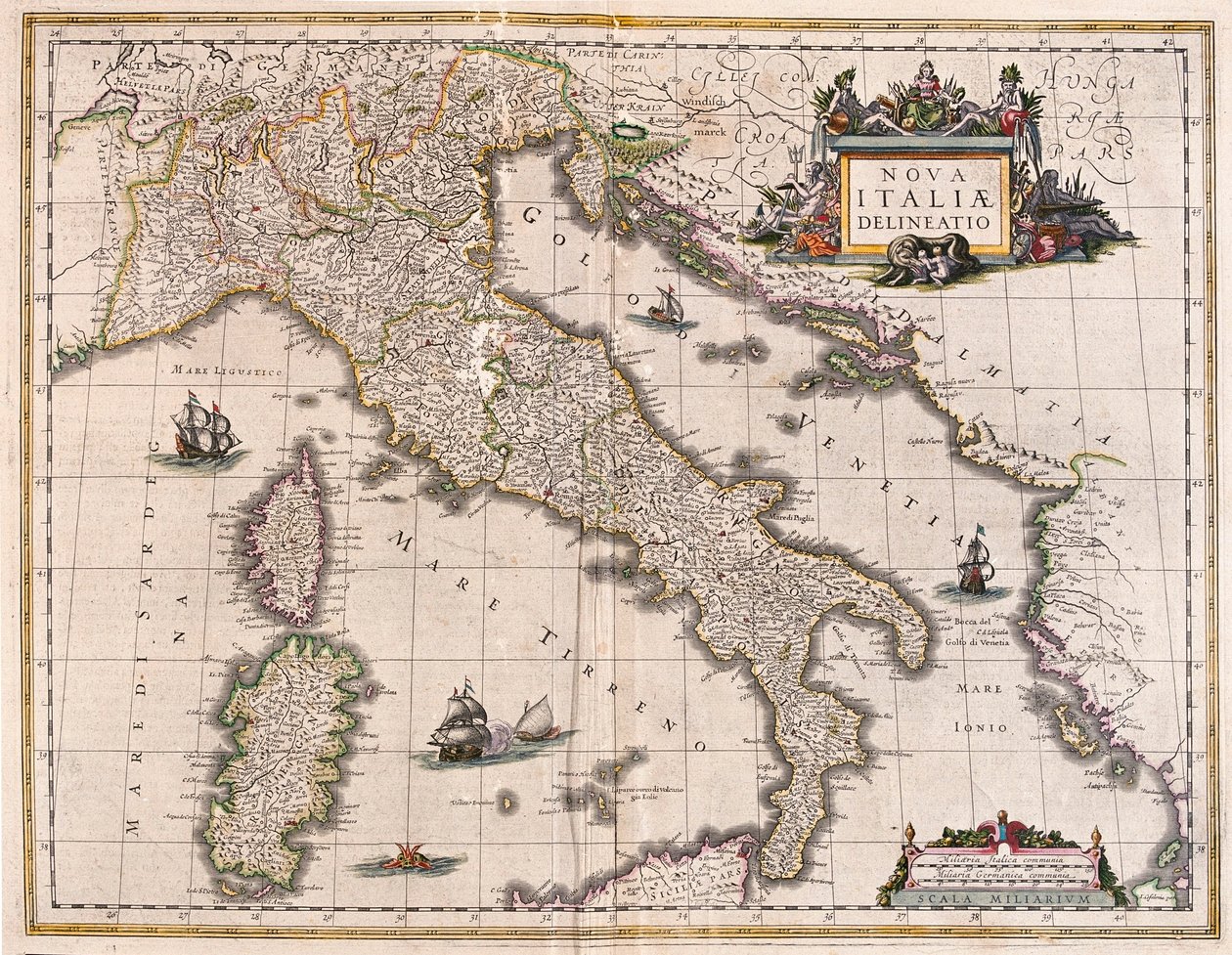 Italy and Corsica, in 
