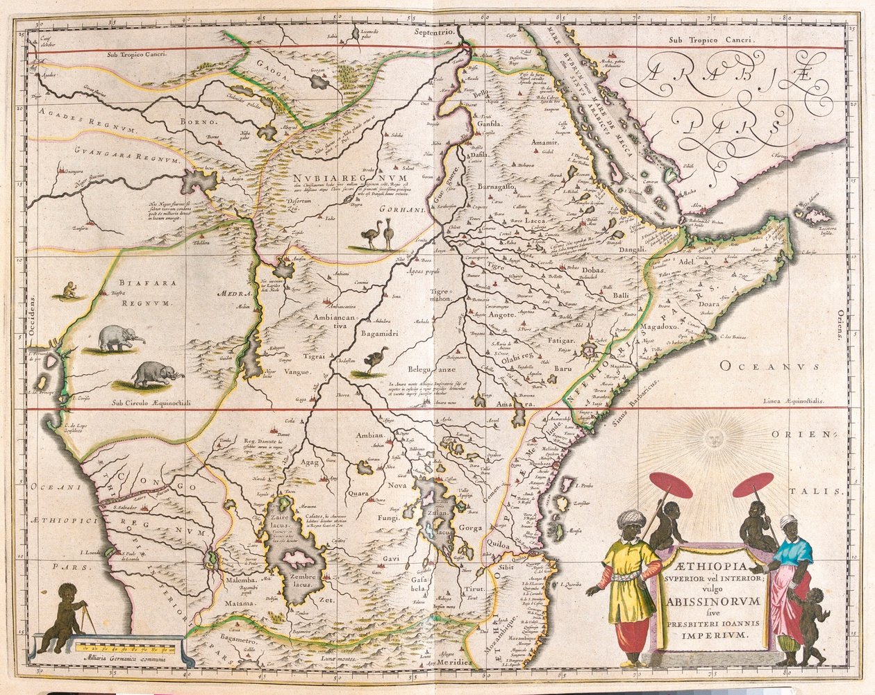 Central and Eastern Africa including Mozambique, in 