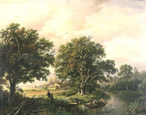 River Scene by Willem Bodeman