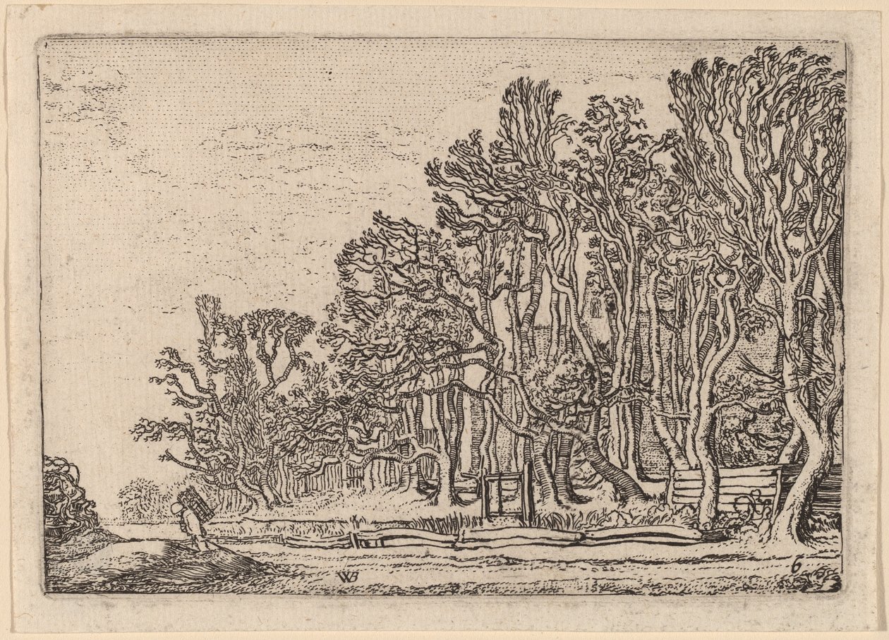 Two Plank Hedges by Willem Buytewech