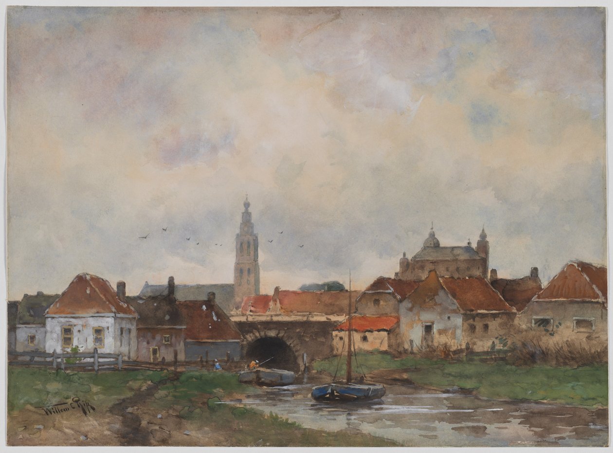 Upper Lock at Steenbergen by Willem C Rik