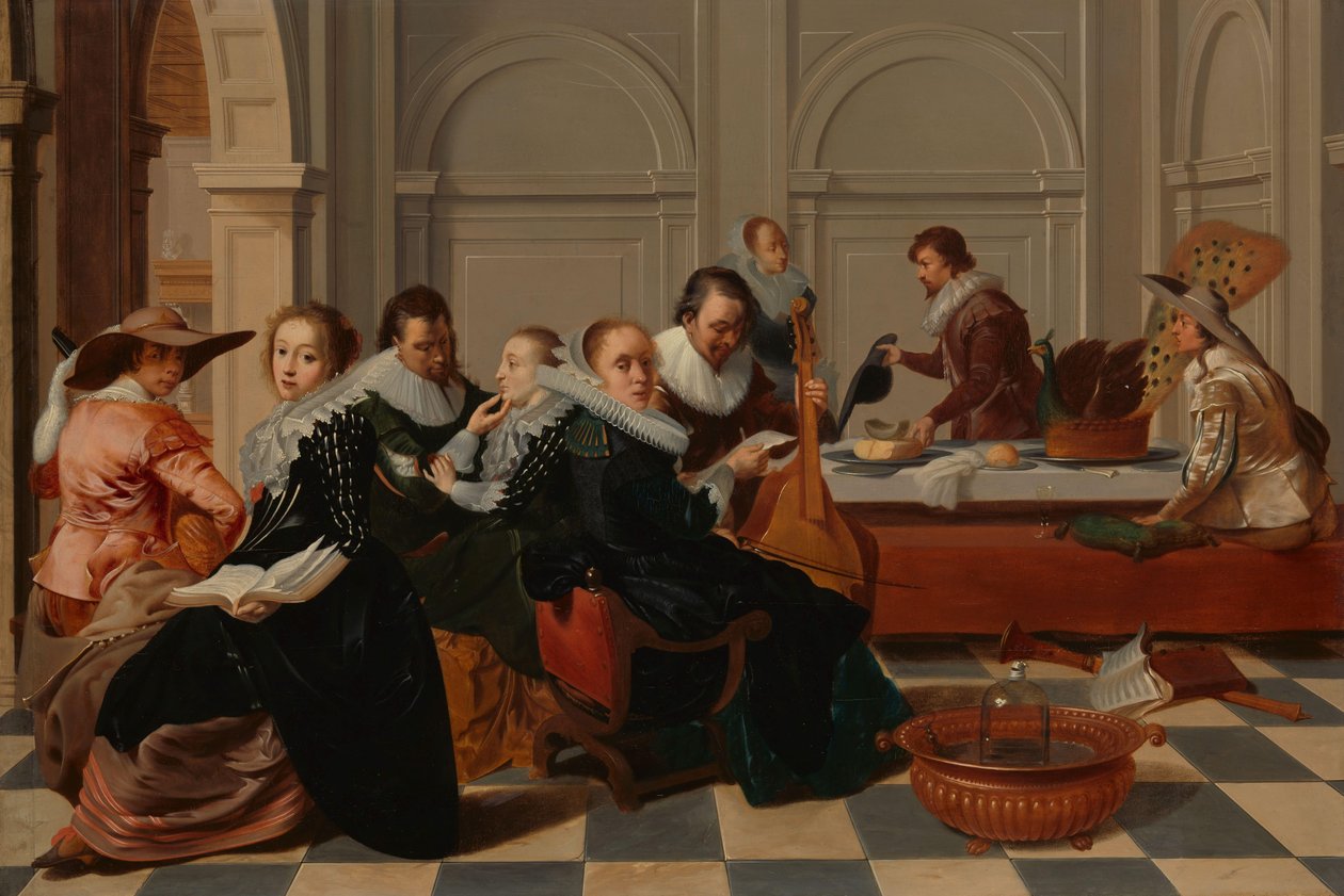 The Musical Gathering by Willem Cornelisz Duyster (copy after)