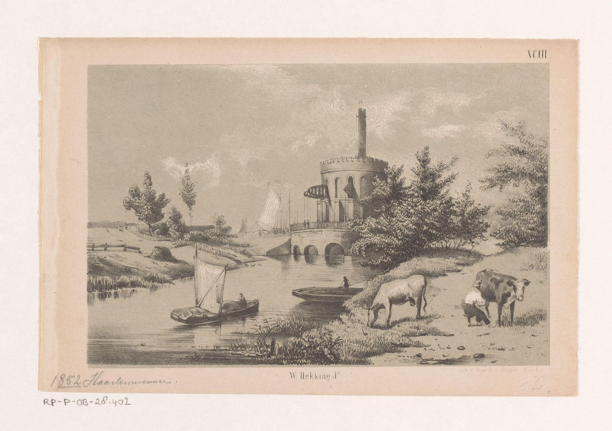 Steam Pumping Station De Cruquius in Haarlemmermeer by Willem Hekking jr.