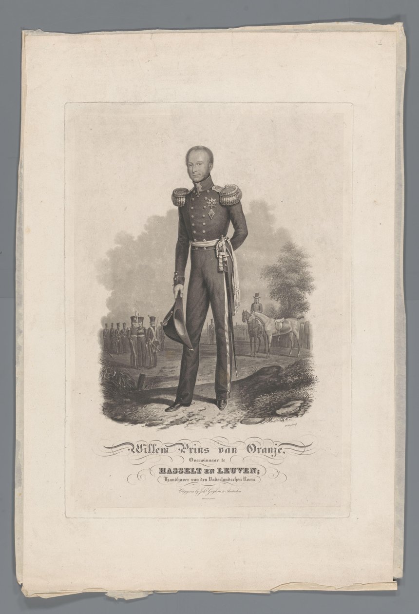 William Prince of Orange, Victor at Hasselt and Leuven, Upholder of Dutch Glory by Willem Hendrik Hoogkamer