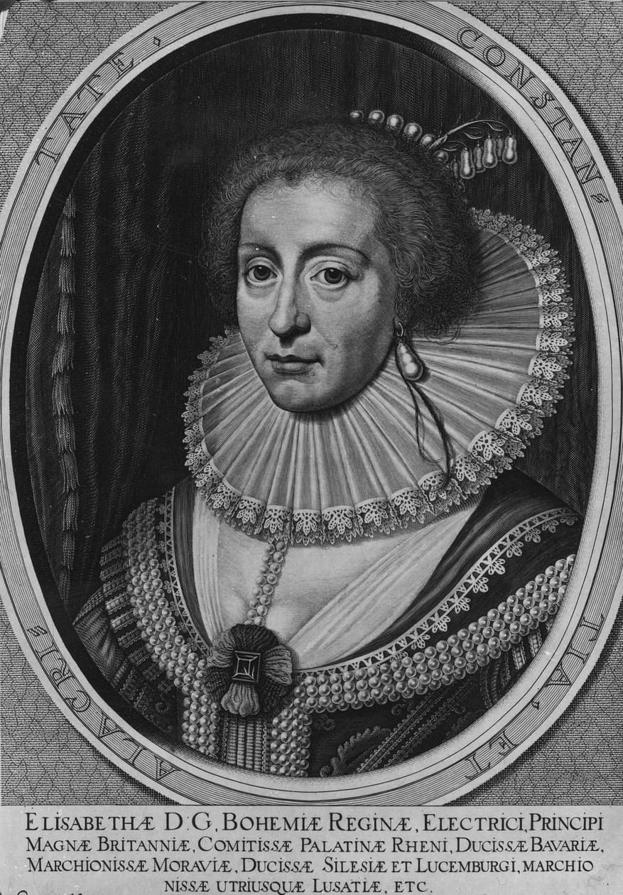 Elizabeth, Queen of Bohemia by Willem Hondius