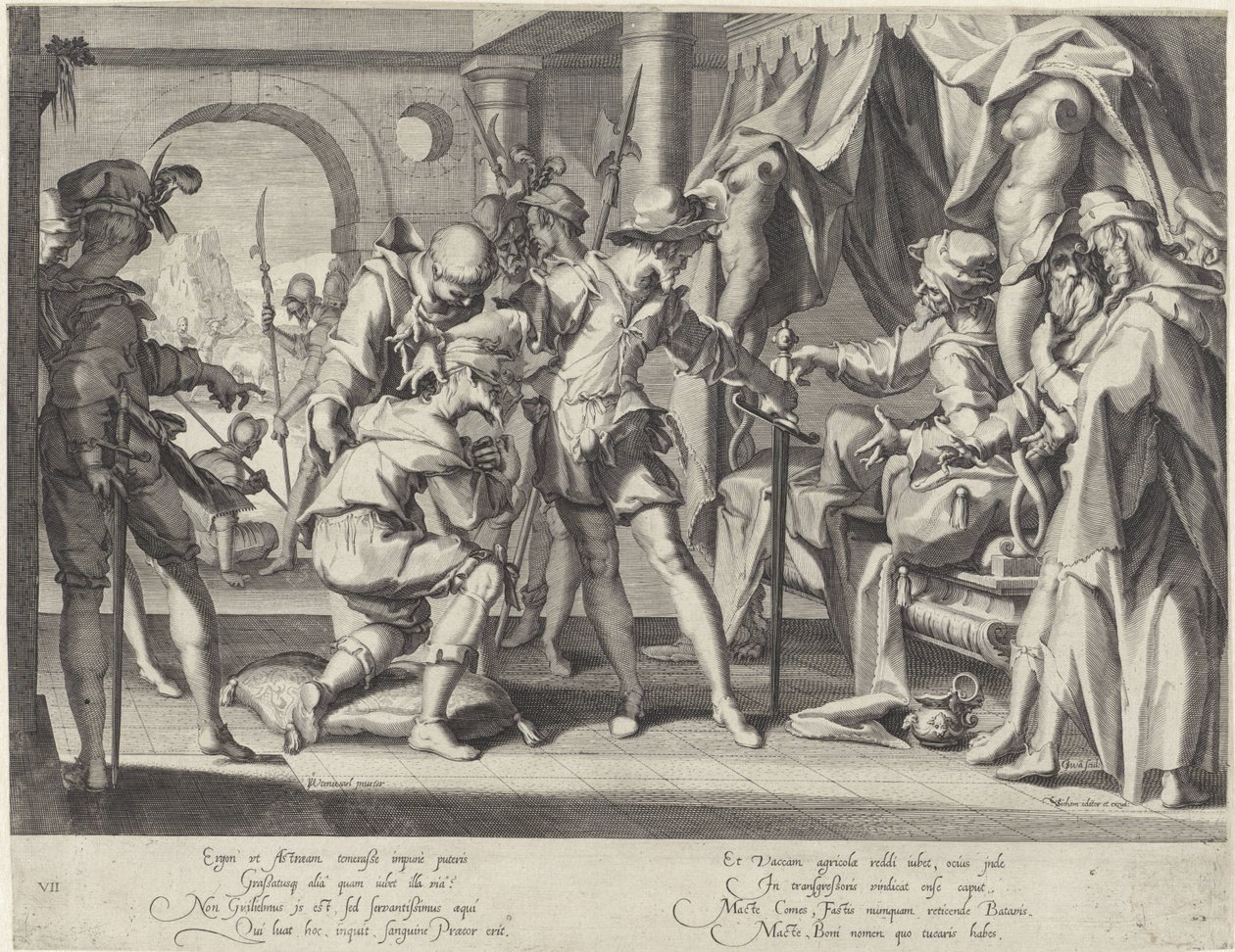 Count William III of Holland Orders the Execution of His Bailiff (Thronus Justitiae) by Willem Isaacsz. van Swanenburg