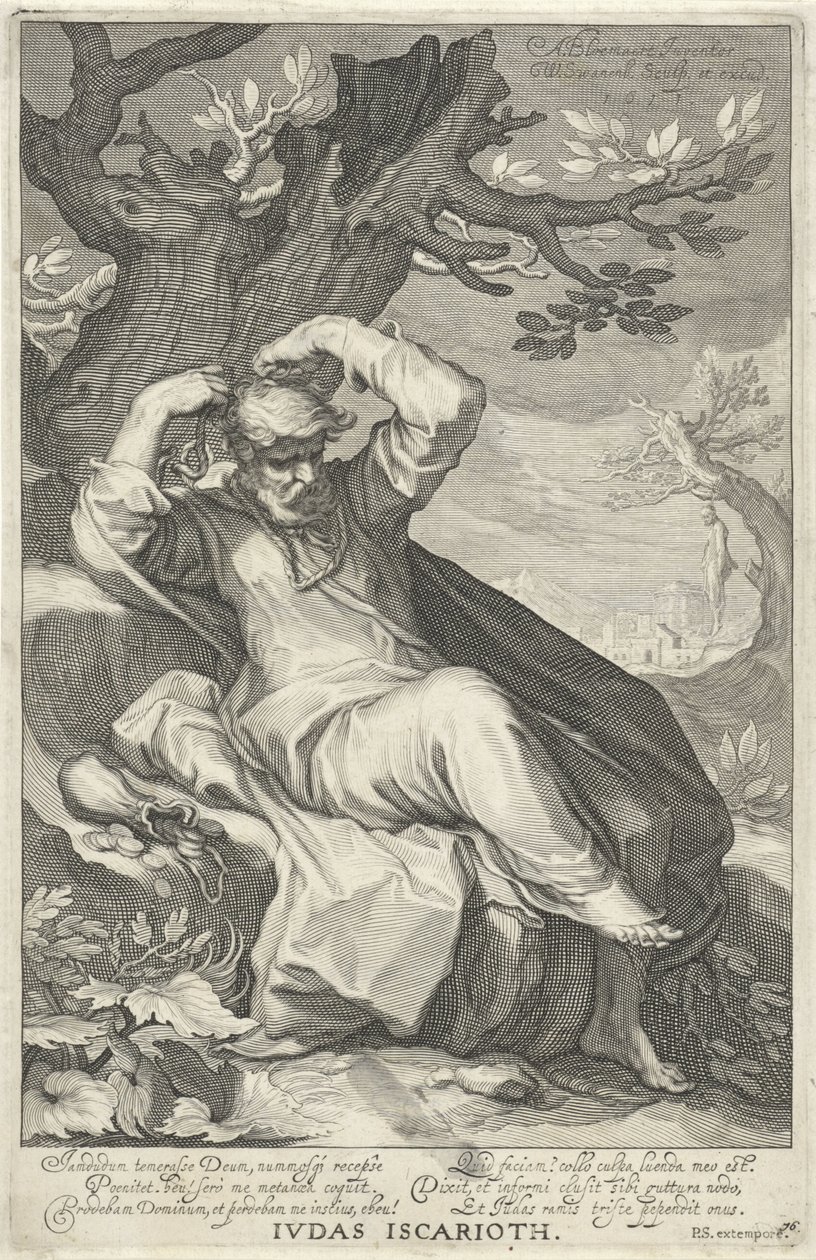 Judas Iscariot Hangs Himself by Willem Isaacsz. van Swanenburg