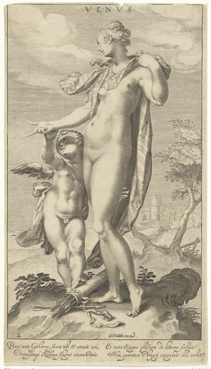 Venus and Cupid by Willem Isaacsz. van Swanenburg