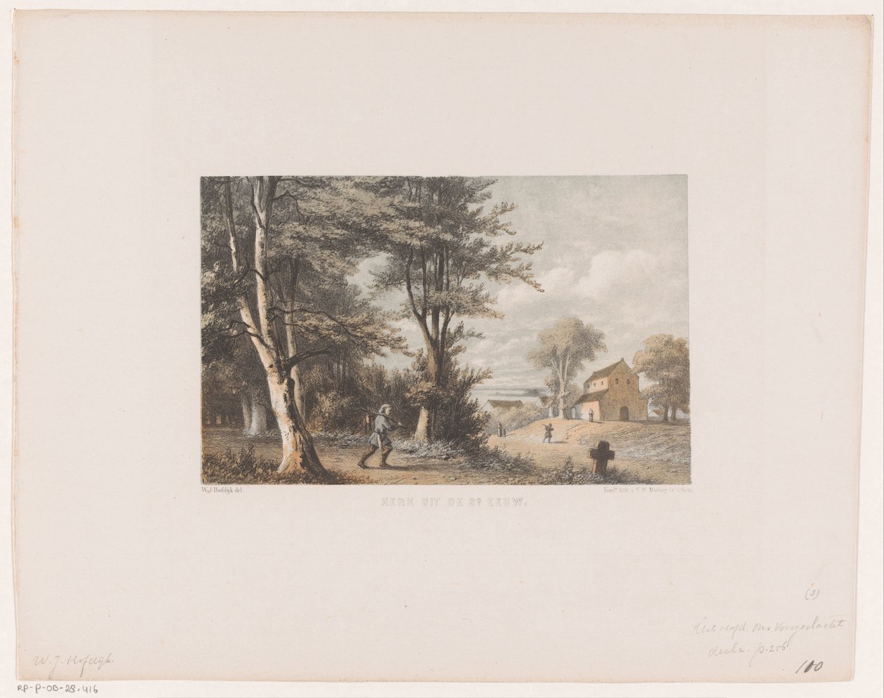 Church, 8th Century by Willem Jacob Hofdijk
