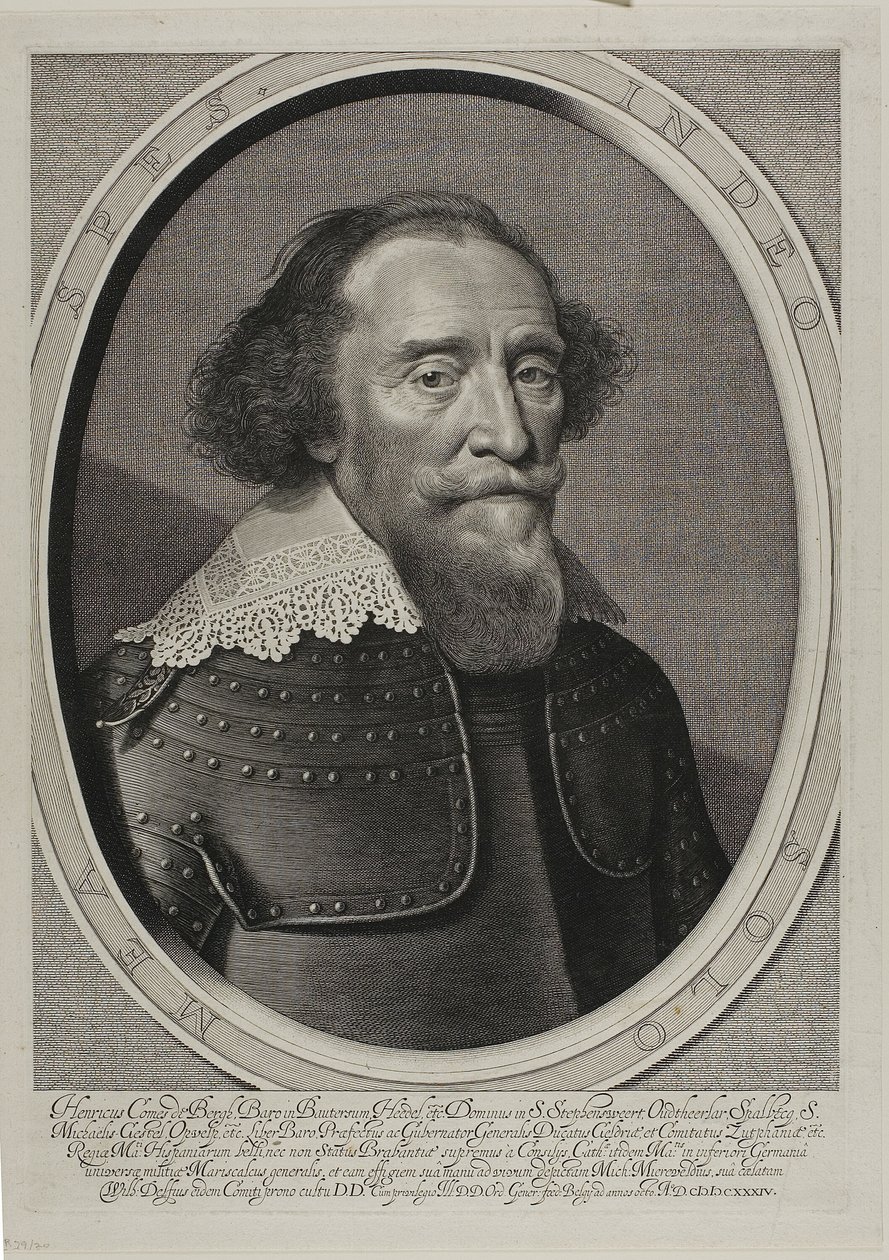 Hendrik Count van de Bergh by Willem Jacobsz. Delff