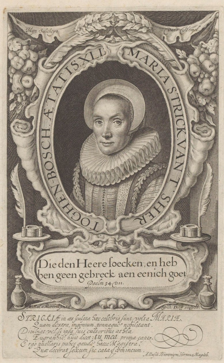 Portrait of Maria Strick at Age 41 by Willem Jacobsz Delff