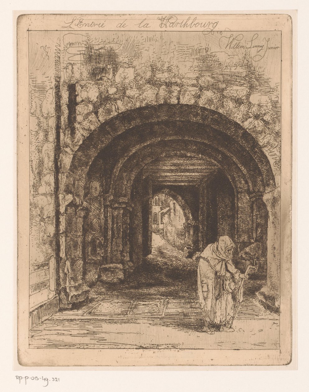 Entrance Gate of the Wartburg in Eisenach by Willem Linnig (II)