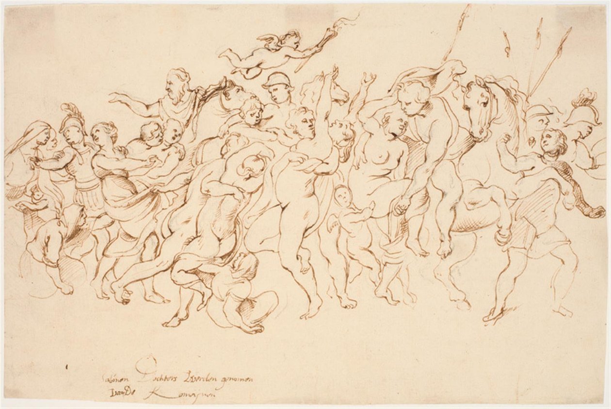 The Rape of the Sabines by Willem Panneels