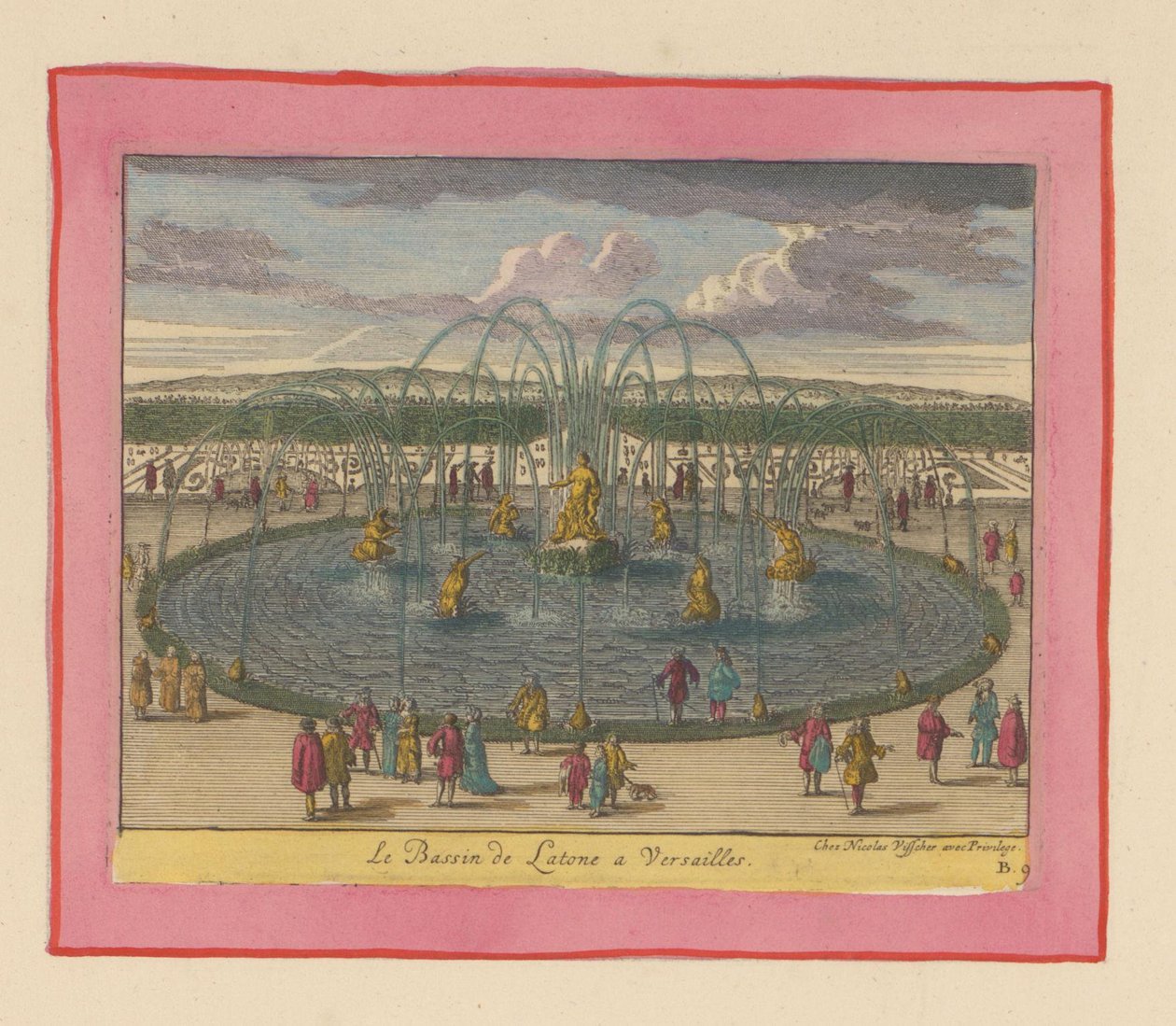 Latona Basin in the Gardens of Versailles by Willem Swidde