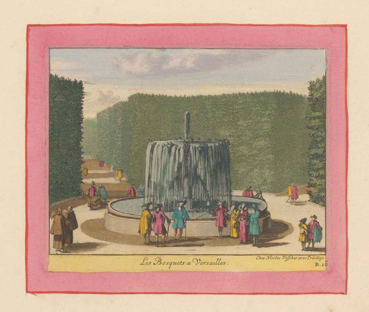 Fountain in the Groves of the Gardens of Versailles by Willem Swidde