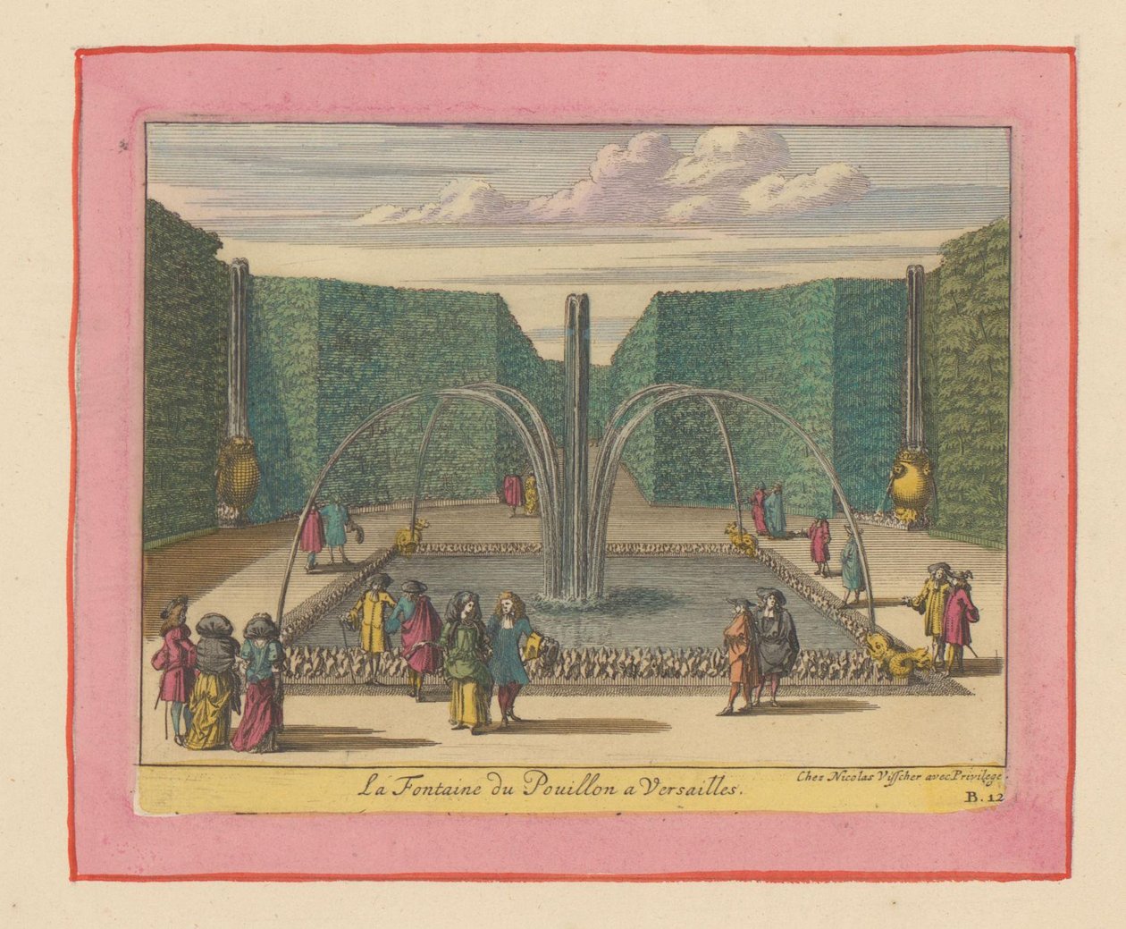 Fountain of Pouillon in the Gardens of Versailles by Willem Swidde