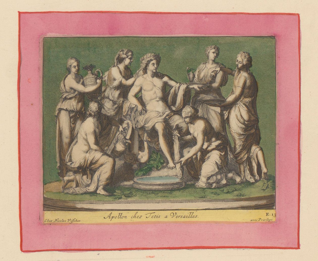 Statue of Apollo Cared for by Nymphs by Willem Swidde