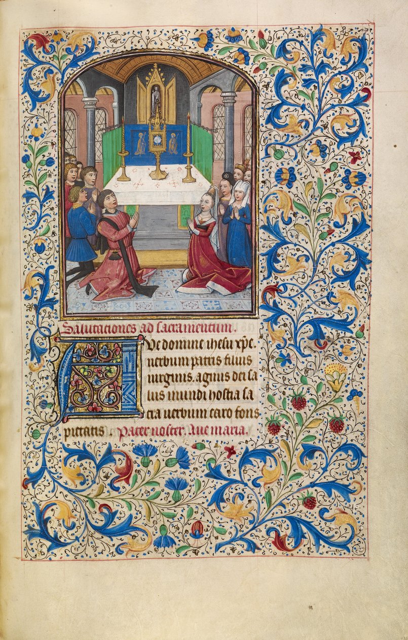 The Adoration of the Eucharist by Willem Vrelant
