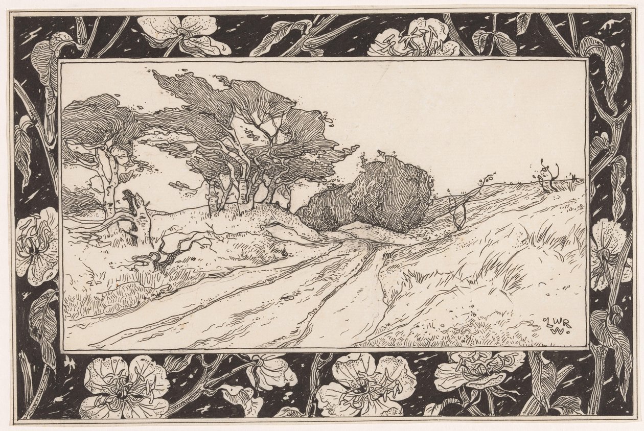 Dune Landscape with Marram Grass by Ludwig Willem Reymert Wenckebach