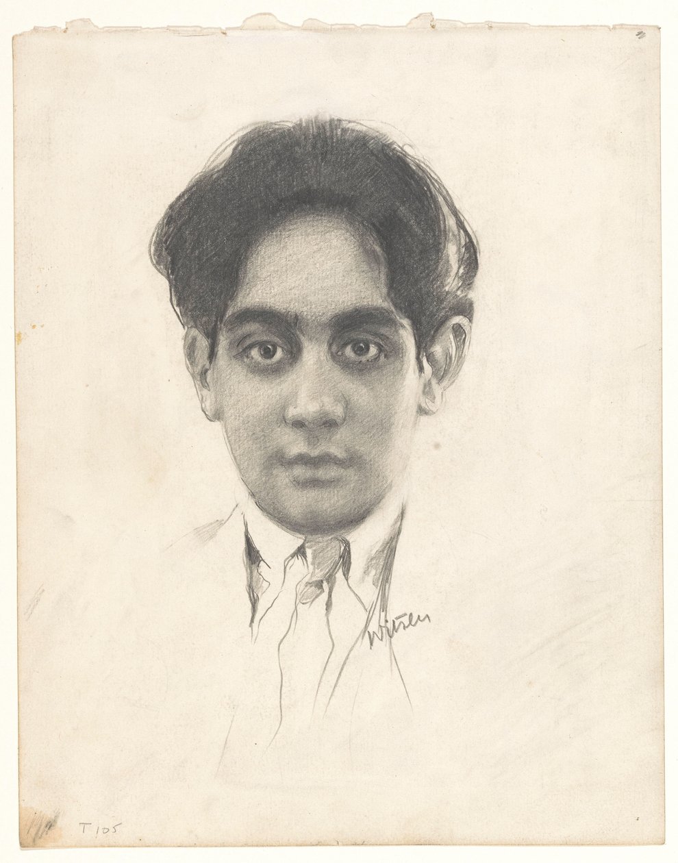Portrait of Karamjit Singh Sahib Bahadur, Prince of Kapurthala by Willem Witsen (signed by artist)