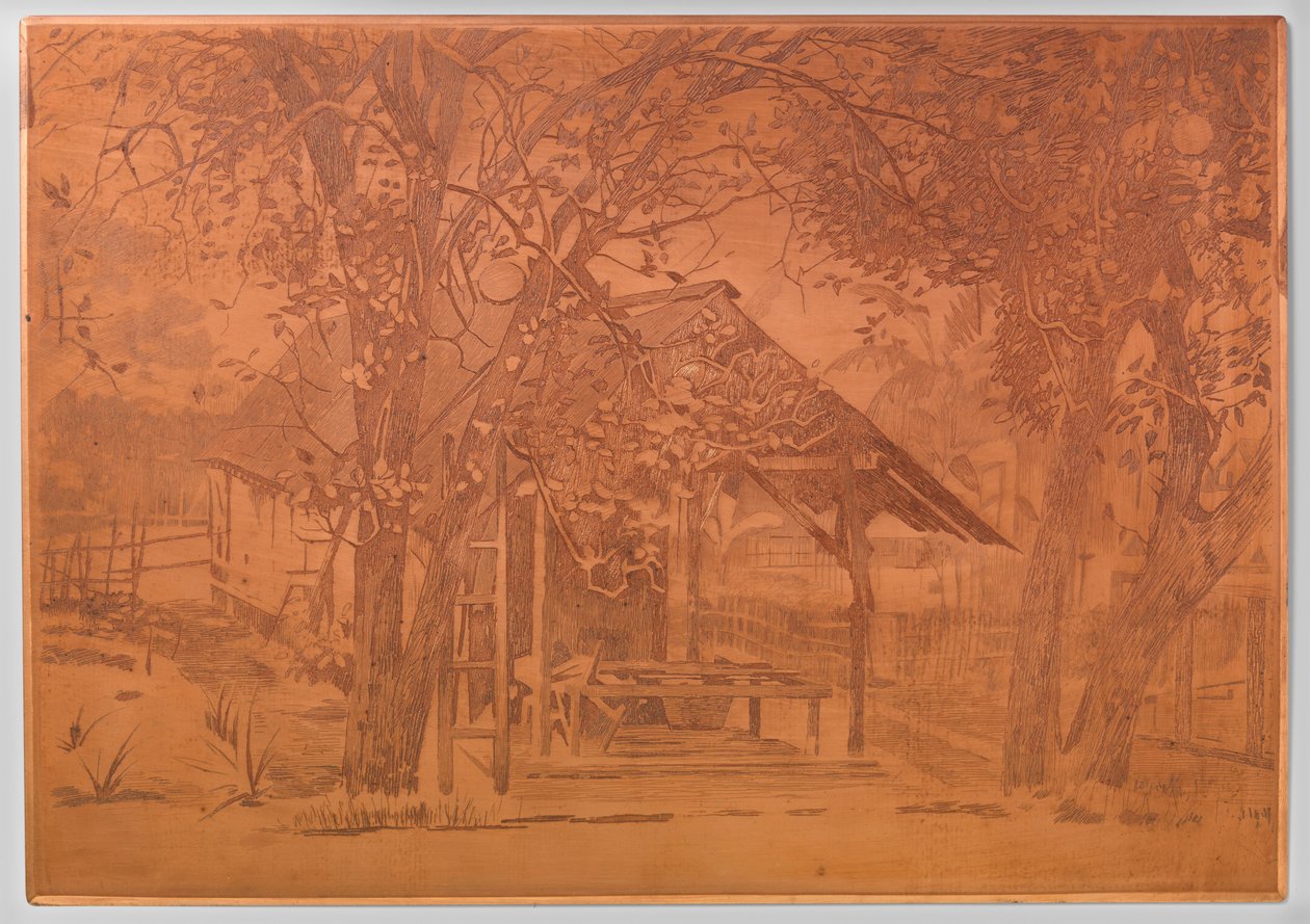 Outbuildings, Gambar by Willem Arnoldus Witsen