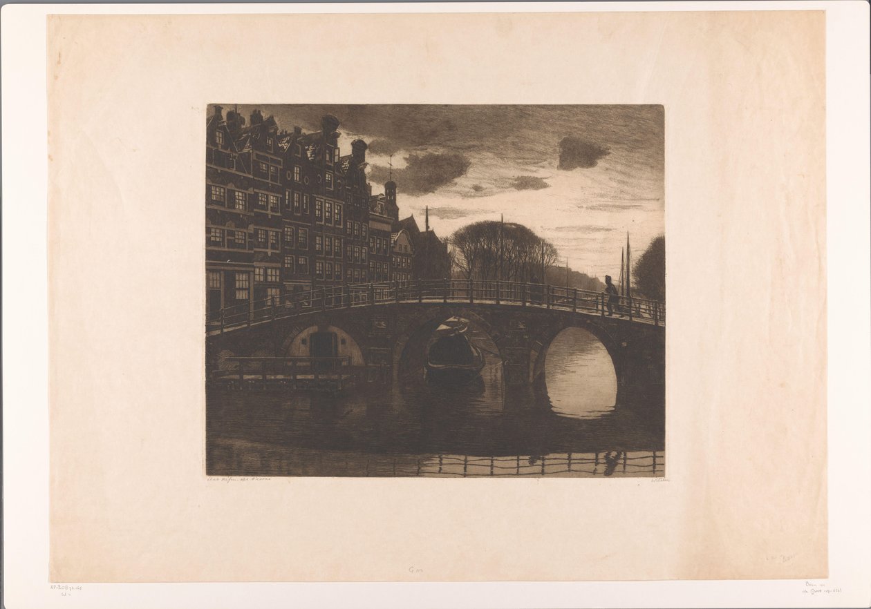 Brouwersgracht, Amsterdam by Willem Arnoldus Witsen