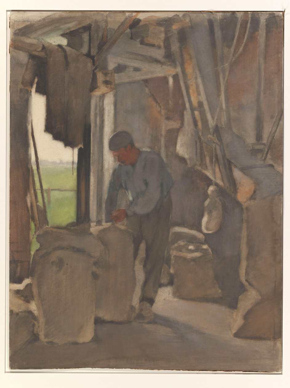 The Miller, Filling Sacks by Willem Arnoldus Witsen