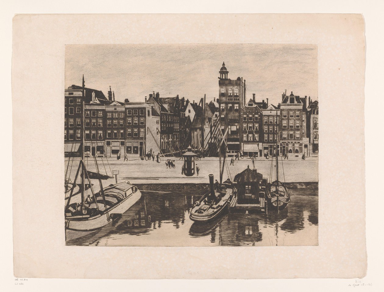 View of the Damrak by Willem Witsen