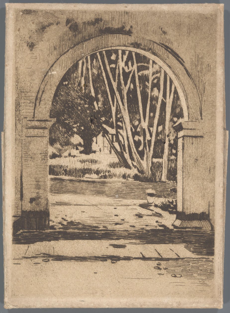 Gate of Hotel Bellevue, Buitenzorg by Willem Arnoldus Witsen