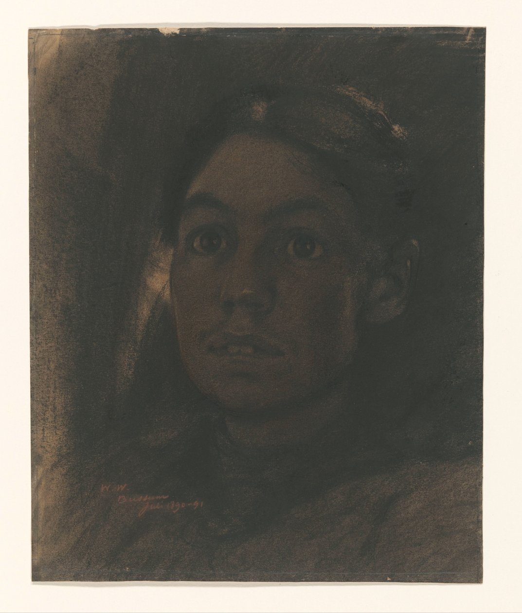Portrait of Martha van Eeden-van Vloten by Willem Arnoldus Witsen
