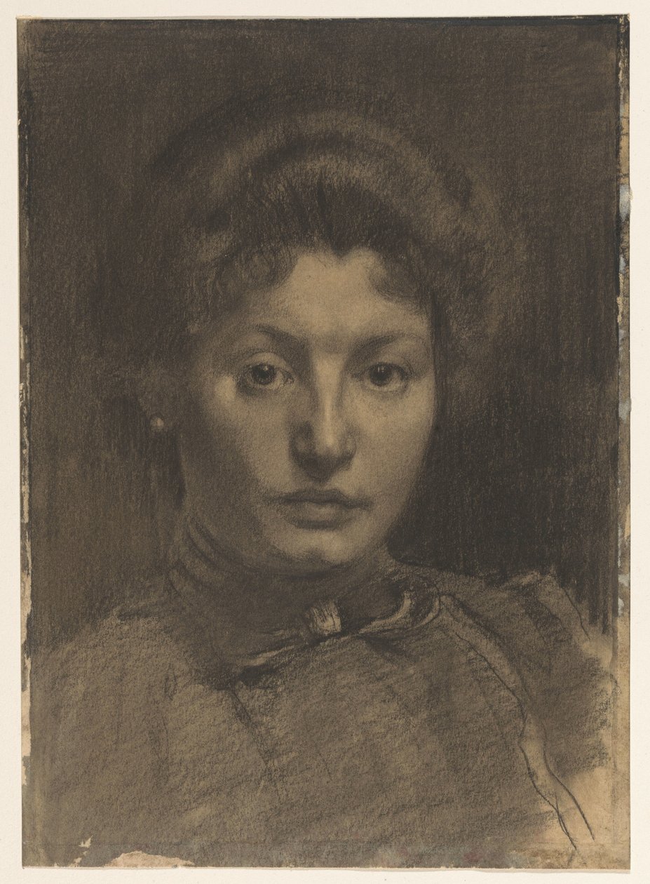 Portrait of Mrs. Marie Breitner-Jordan by Willem Arnoldus Witsen