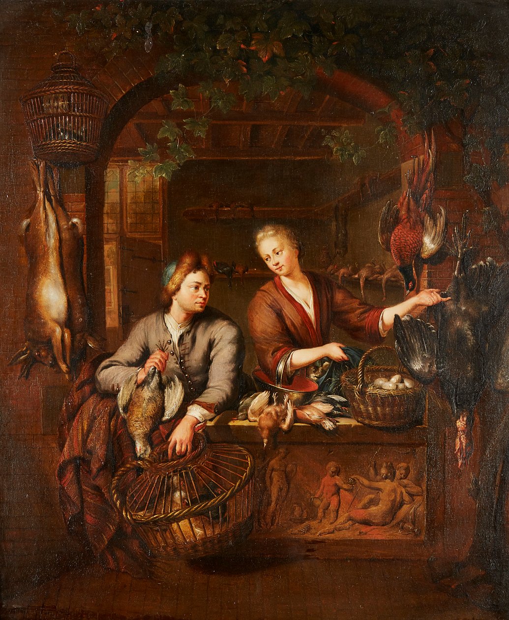 The Game Counter by Willem van (after) Mieris