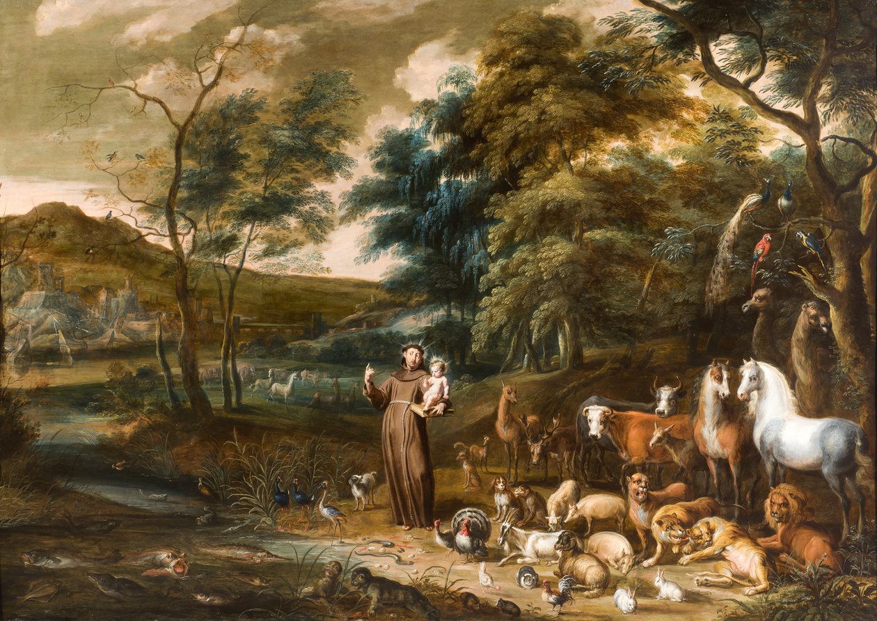 Saint Francis with the Animals by Willem van, I and Hondt, Lambert de, I Herp