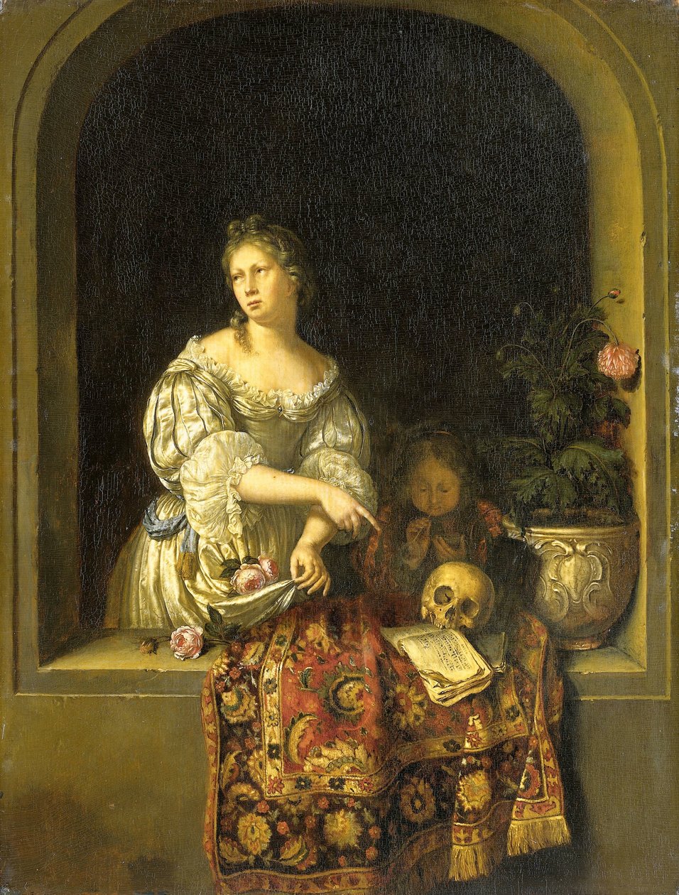 Allegory of Transience by Willem van Mieris (attributed to)