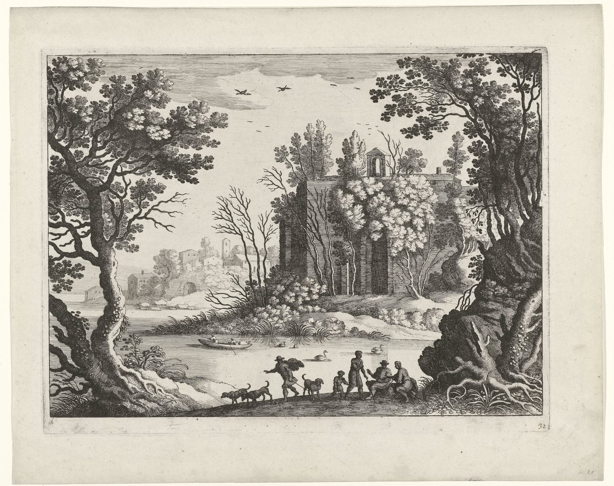 Building by a River by Willem van Nieulandt (II)