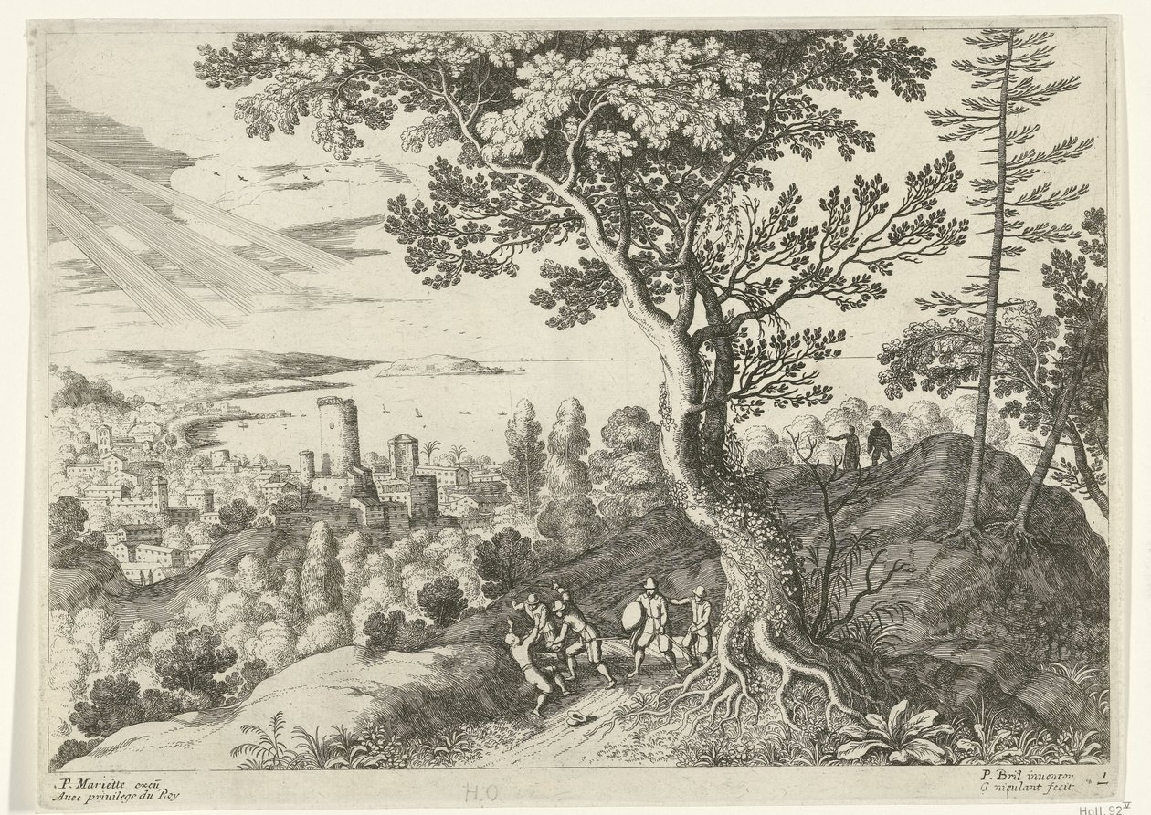 Traveler Attacked by Robbers by Willem van Nieulandt (II)
