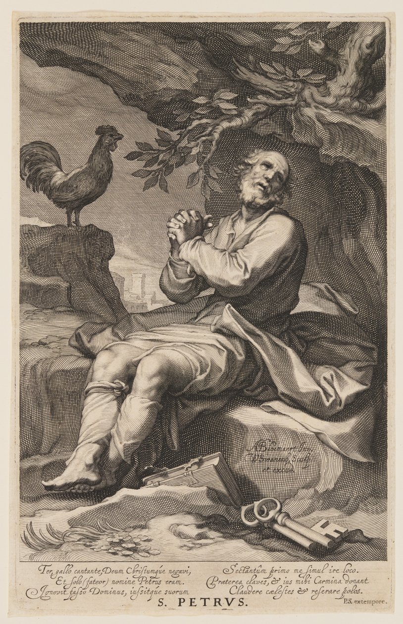 St Peter, from Sinners of the Old and New Testament by Willem van Swanenburgh