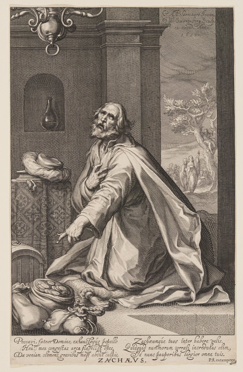 Zachaeus, from Sinners of the Old and New Testament by Willem van Swanenburgh