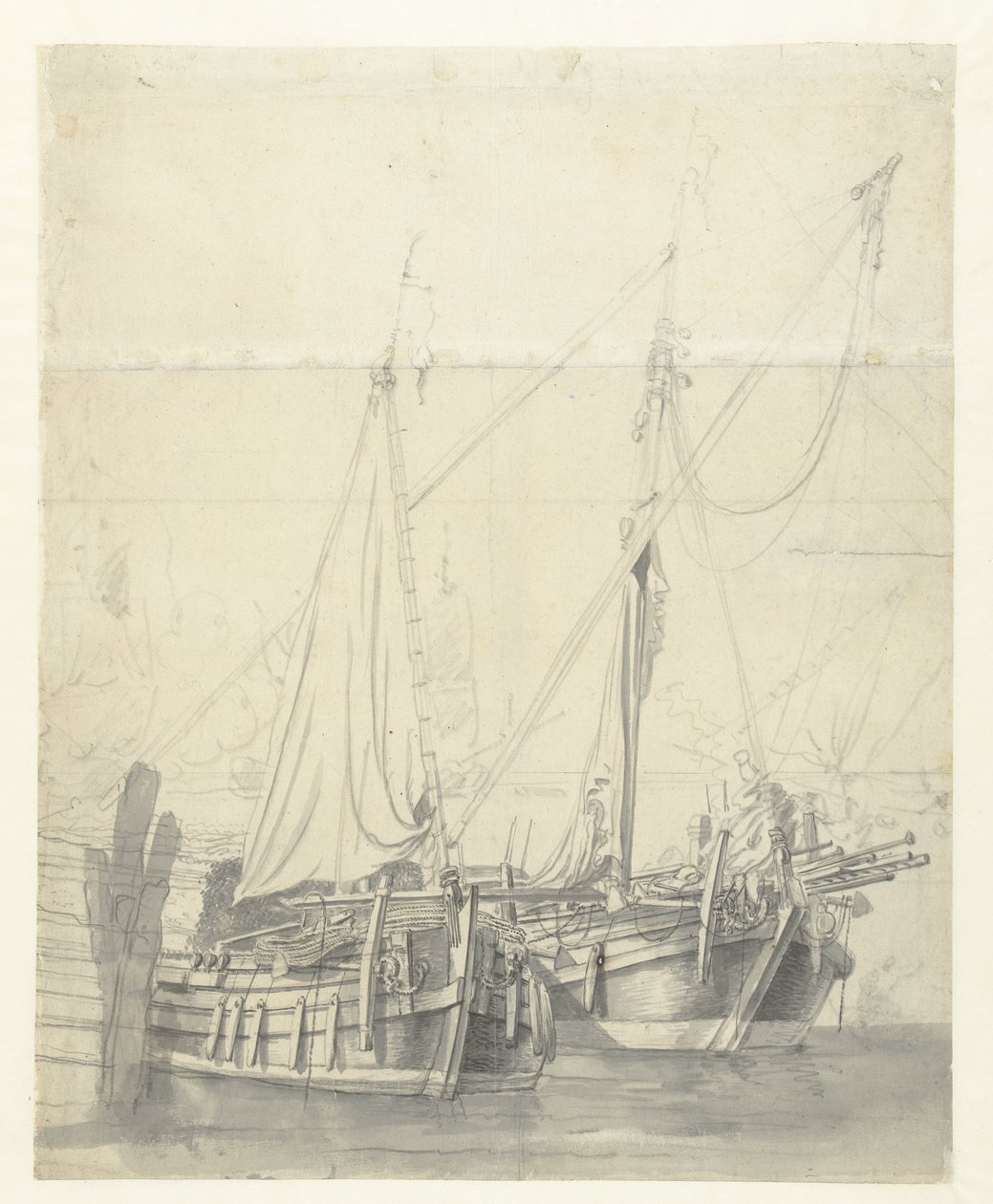 Two Ferryboats by Willem van de Velde (I)