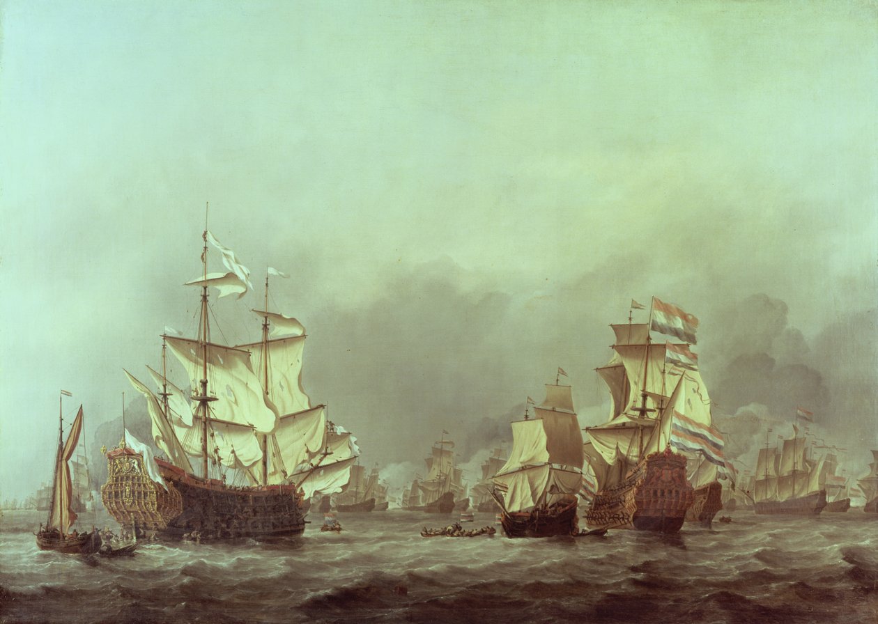 The Surrender of the Royal Prince, 3rd June, 1666 by Willem van de Velde